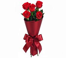 Букет 5 Красных роз Эдлесс Лав в Новоорске