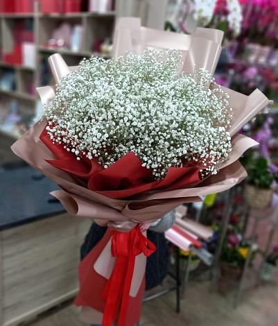 Букет цветов из: Гипсофила в Новоорске