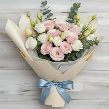 Букет цветов из:  Лизиантусы в Новоорске