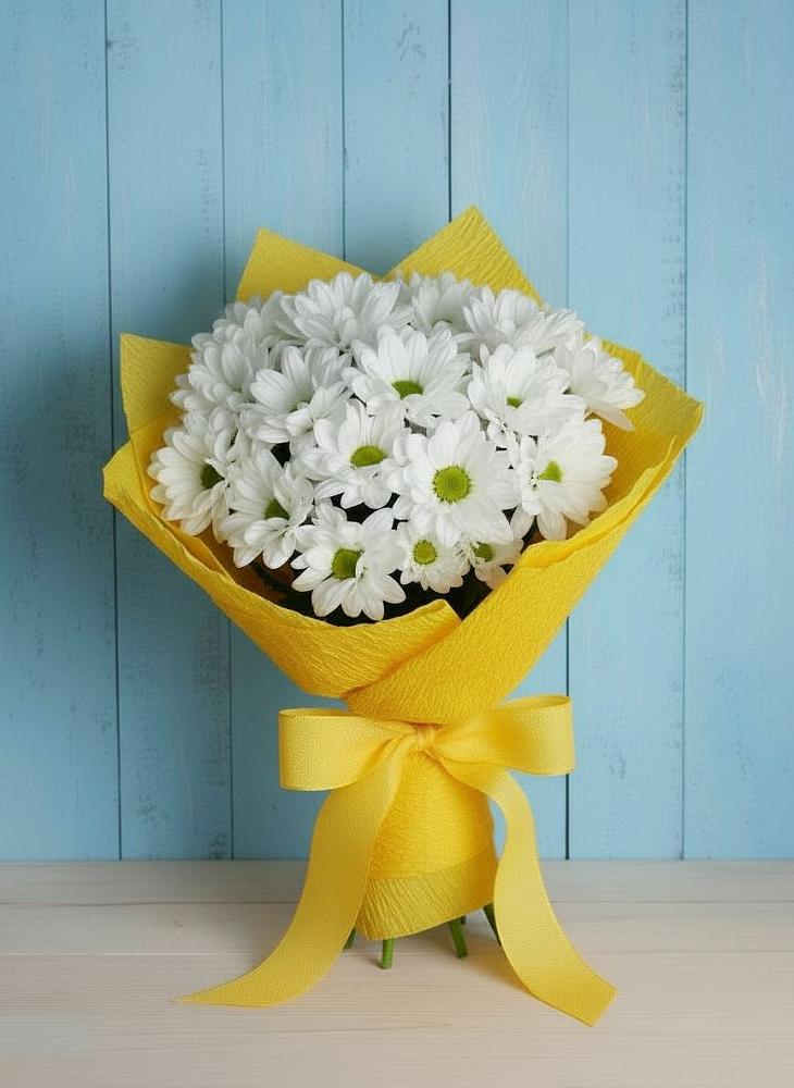 Букет цветов из: Хризантемы в Новоорске