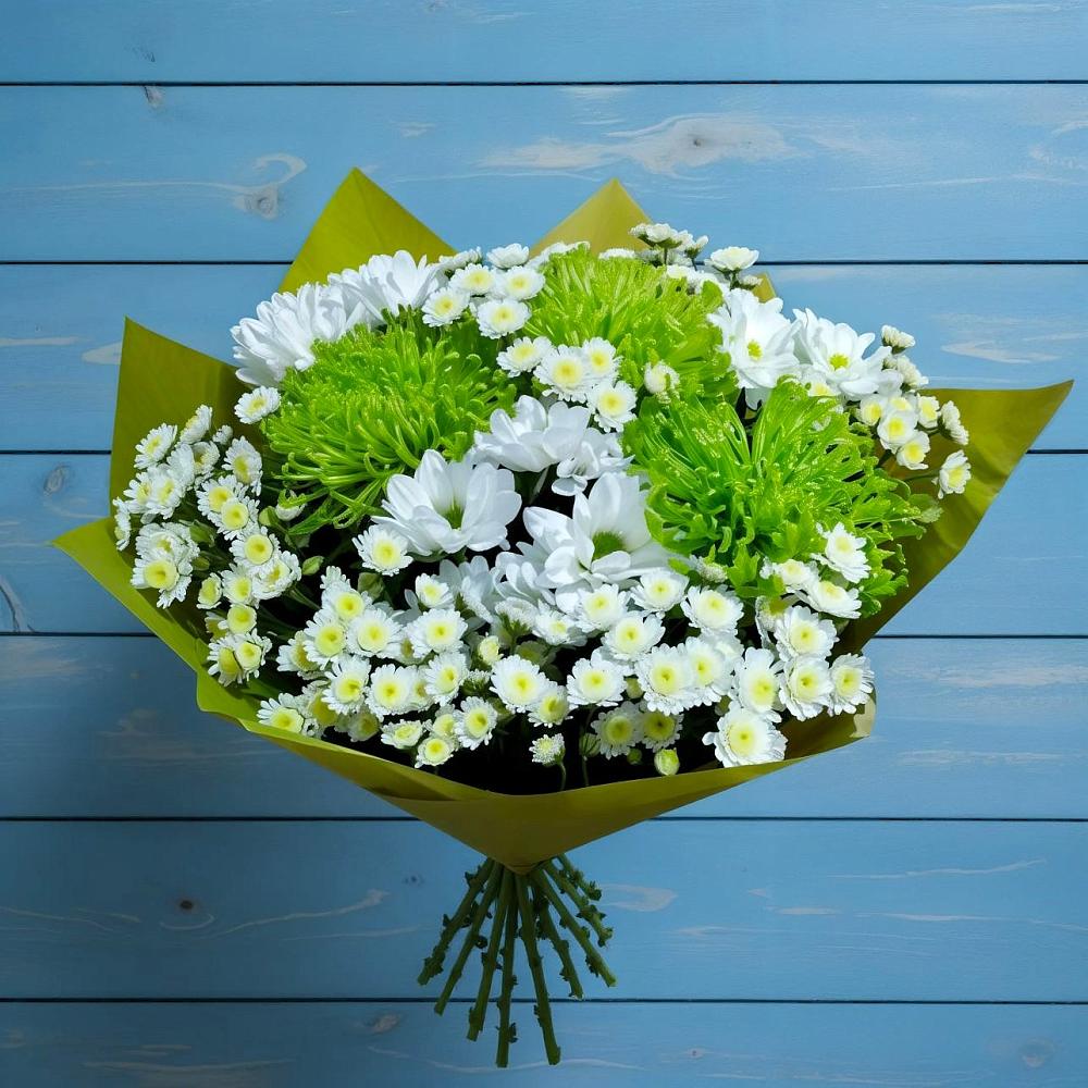 Букет цветов из: Хризантемы в Новоорске