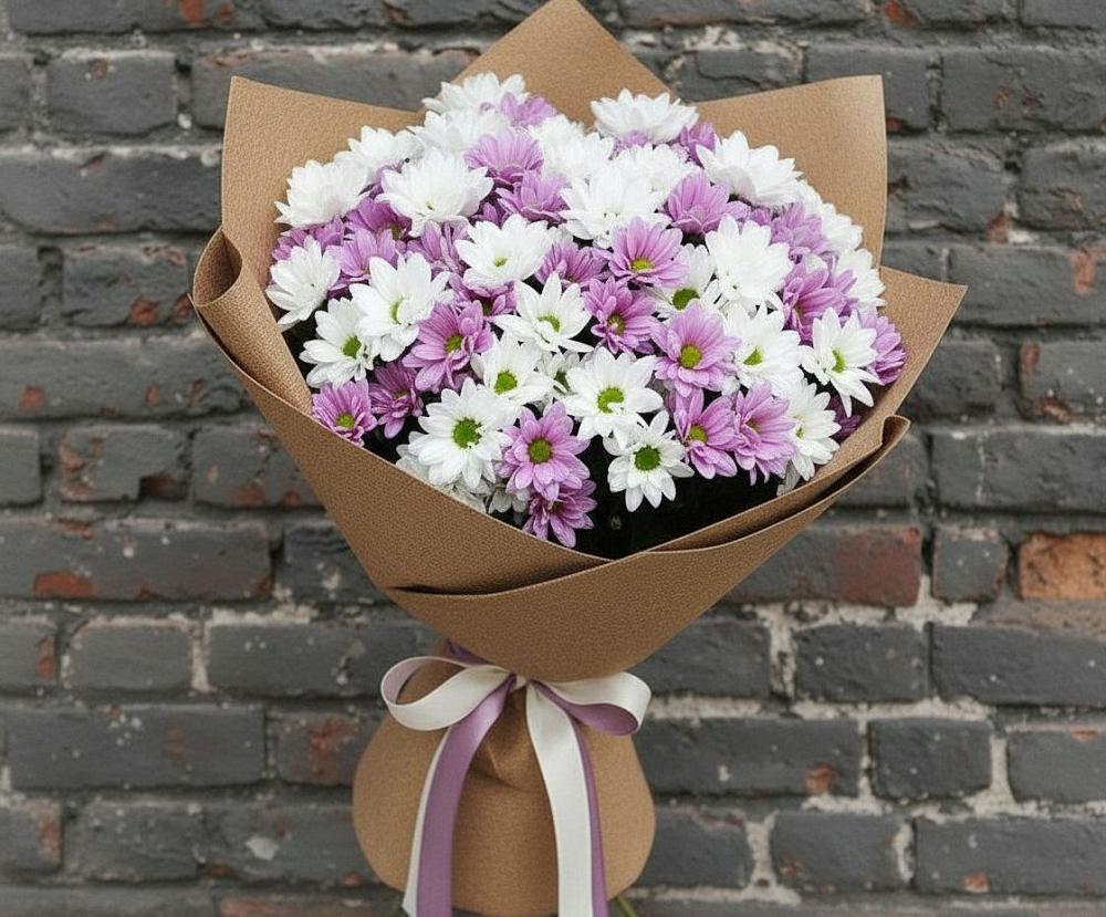 Букет цветов из: Хризантемы в Новоорске