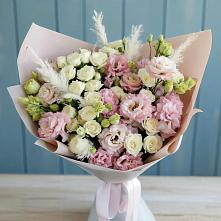 Букет цветов из:  Альстромерии и Розы в Новоорске
