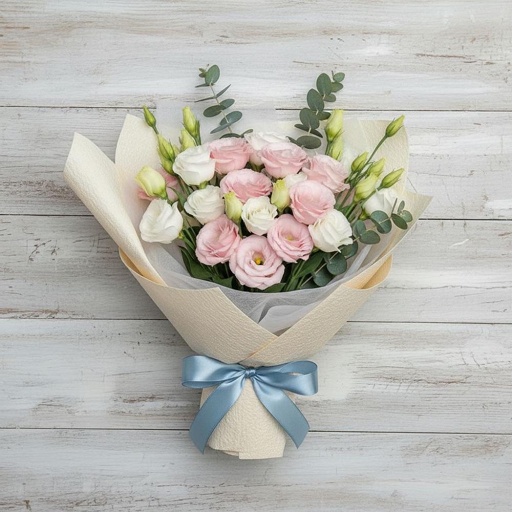 Букет цветов из: Лизиантусы в Новоорске